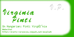 virginia pinti business card